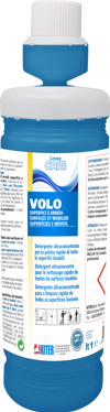 Detergente ultraconcentrato VOLO 1L per superfici lavabili e vetri