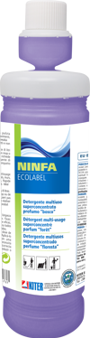 Ninfa detergente superconcentrato Ecolabel profumo bosco 1L pavimenti