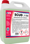 Disincrostante SCUD 5 L rimuove calcare, sali e residui da gres e cotto
