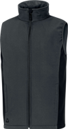 Gilet in softshell Delta Plus HALDEN grigio con chiusura zip
