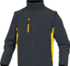 GIACCA SOFTSHELL DELTA PLUS MYSEN2 NERO-GRIGIO DONNA ANTIPIOGGIA