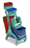 Carrello Nick Plus 30 lt 25 con accessori per pulizie professionali
