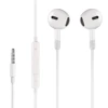 Auricolari con filo per smartphone Takeit 120 cm bianco con microfono