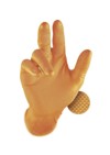 GUANTI USA E GETTA IN NITRILE RINFORZATO GRIPPAZ ORANGE CF 50 PZ.