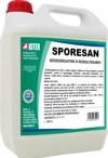 SPORESAN 5L: Detergente sanificante profumato alla menta per uso professionale