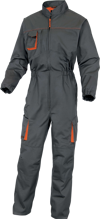 TUTA DA LAVORO MACH2 POLIESTERE/COTONE GRIGIO-ARANCIO/NEROG.