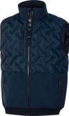 Gilet Ibrido Delta Plus Acton nero in poliestere riciclato uomo