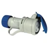 Spina CEE Blu Femmina 220V IP44 2P+T cablaggio rapido 16A