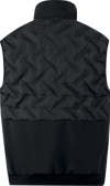 Gilet Ibrido Delta Plus Acton nero in poliestere riciclato uomo