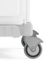 Ruota per carrello esterno in gomma elastica Ø 125 mm