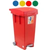Bidone BIGTATA lt.80 blu ICS con ruote e apertura a pedale