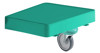 Carrello Green Piatto Reggisacco con Ruota in Plastica Riciclata