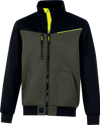 Felpa da lavoro Delta Plus SWABI con zip, comfort e visibilità