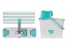 KIT UNI JUNIOR secchio strizzino telaio panno Mop Lineari
