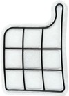 Filtro griglia motore compatibile VK135-VK136 per sistemi pulizia