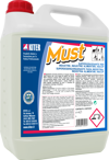 Detergente supersgrassante MUST 5 kg per uso professionale HACCP