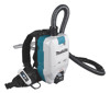 Aspiratore a zaino Makita XGT 40V compatto e ultra leggero per professionisti
