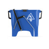 Secchio Squizzy Blu 15L con rulli, moplen riciclato, senza ruote