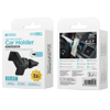 Supporto auto clip nero rotazione 360° per dispositivi mobili