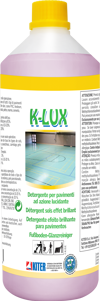 K-LUX 1L detergente pavimenti: lucida, protegge e riduce il rischio scivolo
