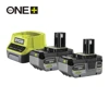KIT ENERGIA CARICABATTERIA CON 2 BATTERIE RYOBI 18V 4 AH PER VETRI