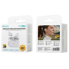 Auricolare Bluetooth Clip-On Bianco per Attività di Pulizia