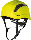 Elmetto da cantiere ventilato Granite Wind in ABS regolabile giallo