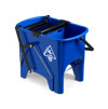 Secchio Squizzy Blu 15L con rulli, moplen riciclato, senza ruote