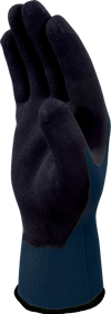 Guanti in Maglia Riciclata VV733GREEN DeltaPlus Blu, Palmo Spalmato