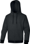 Felpa da lavoro Delta Plus Arezzo grigia cappuccio zip S-3XL