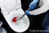 Spazzola toilette Ergo Unger per carrelli lavaggio professionali