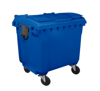 Contenitore portarifiuti 1100 litri carrellato in polietilene UV