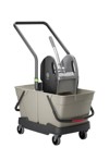 Carrello Motto Platinum 50 lt con doppia vasca per pulizie professionali