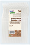 POSATE BIOCOMPOSTABILE FORCHETTA confezione da 50 pezzi DOpla Green Bio