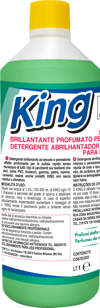 Detergente neutro agrumato KING lt 1 per pavimenti duri lavabili