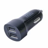 Caricabatterie da auto 2 USB-A 10W Takeit nero per dispositivi mobili