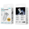 Caricatore auto doppia USB 3Ah per ricarica dispositivi mobili