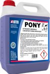 Sgrassante universale profumato per superfici lavabili PONY tanica da 5L