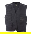 Gilet New Safari multitasche in poliestere e cotone