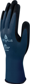 Guanti in Maglia Riciclata VV733GREEN DeltaPlus Blu, Palmo Spalmato