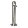 Posacenere a colonna in acciaio inox satinato Birkin 4L interni