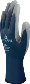 Guanti da lavoro in maglia riciclata antitaglio per basso rischio blu