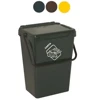 Bidone Biosystem Verde 35 litri polipropilene con coperchio antipioggia