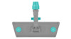 Attrezzo mop lineare con velcro 30 cm e Block System