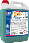 BRIO tanica 5 litri Sgrassante rapido concentrato per superfici gravose