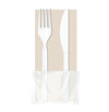 POSATE BIS COMPOSTABILI e TOVAGLIOLO 33X33 per catering e ristorazione